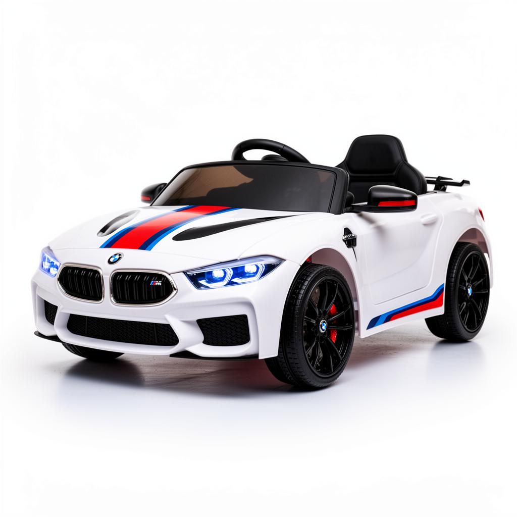 Carrinho elétrico infantil branco com controle — Carro elétrico infantil para Campinas