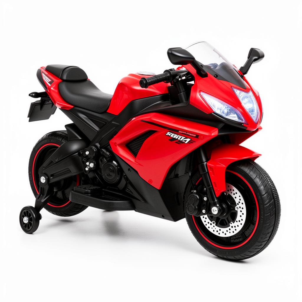 Moto elétrica infantil vermelha — Moto elétrica infantil em Jundiaí